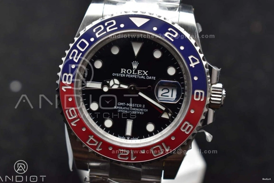 BLRO Weight Edition CHS Gold VR3285 Dial 126719 1:1 Factory GMT II on Oyster Gain Master Blue Bracelet Best 0305